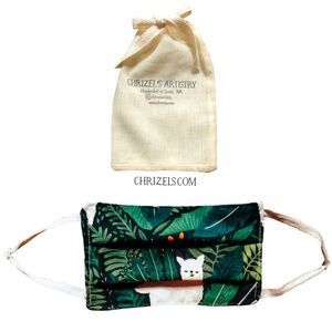 Llama Alpaca 100% Cotton Face Mask